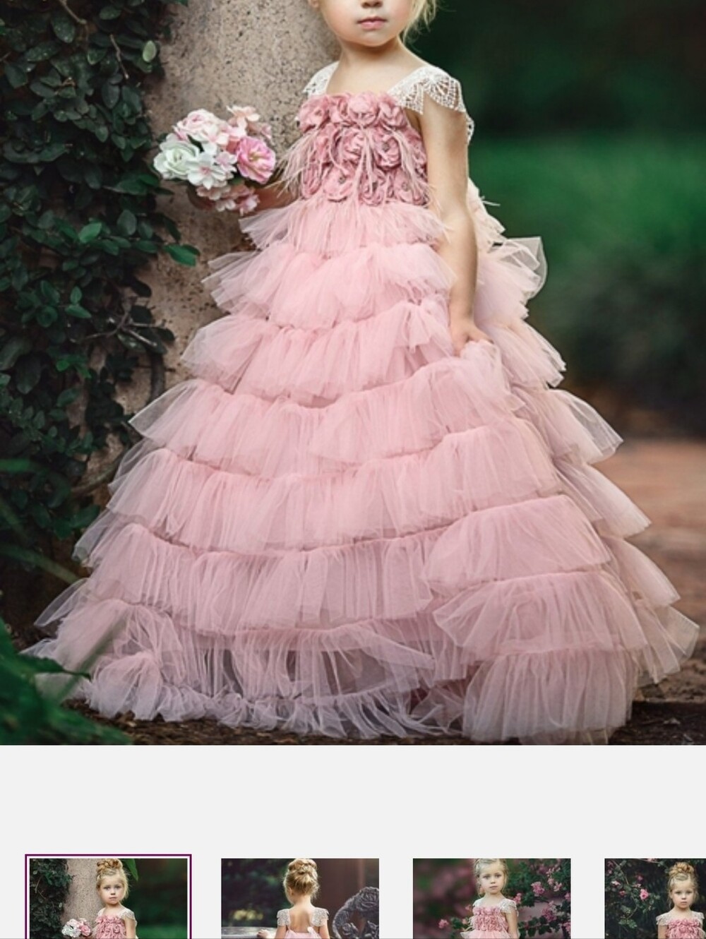 NWT Dollcake "Shower Her With Flowers Frock" Gown Size 5